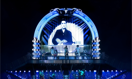 The newest Cirque du Soleil show on the Strip is a tribute to Elvis Presley. // © Julie Aucoin 2010 F